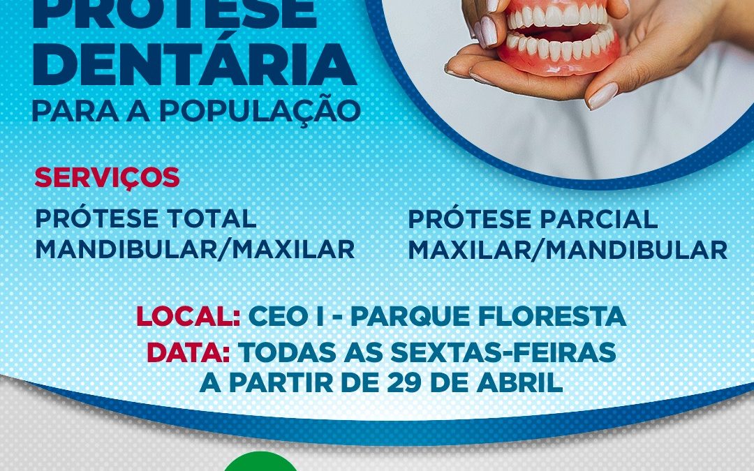 Triagem para obter prótese dentaria acontecerá todas sextas no CEO I