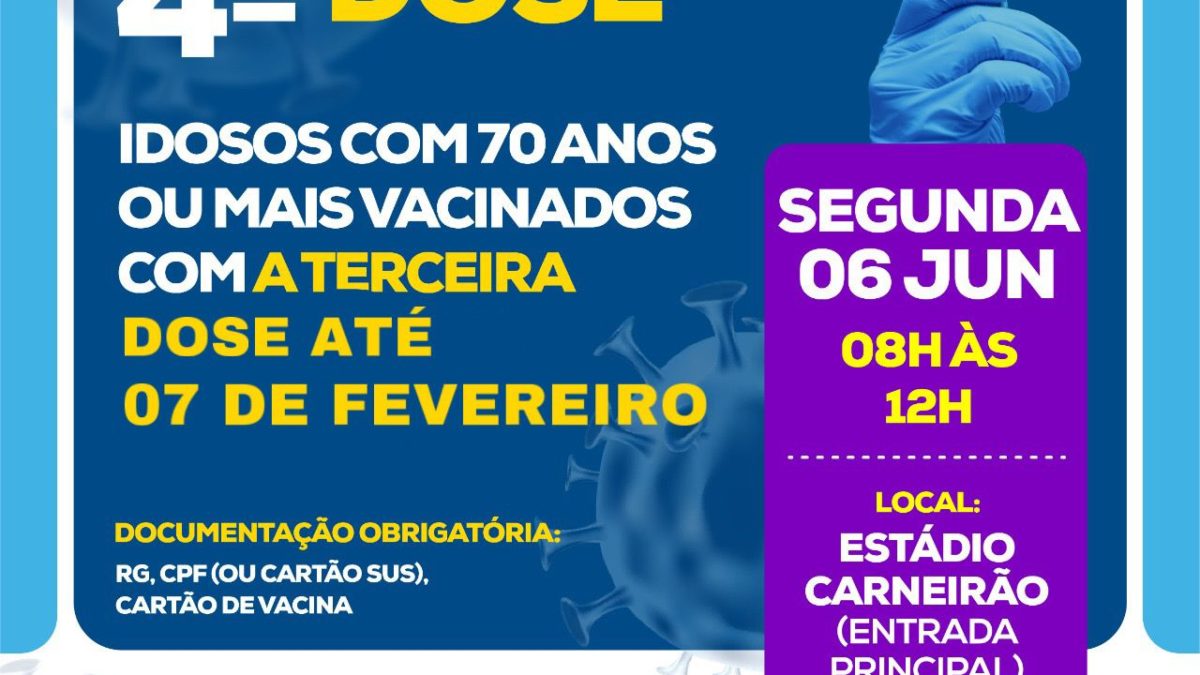 Vacinação Covid-19: confira a programação para esta segunda-feira (06)