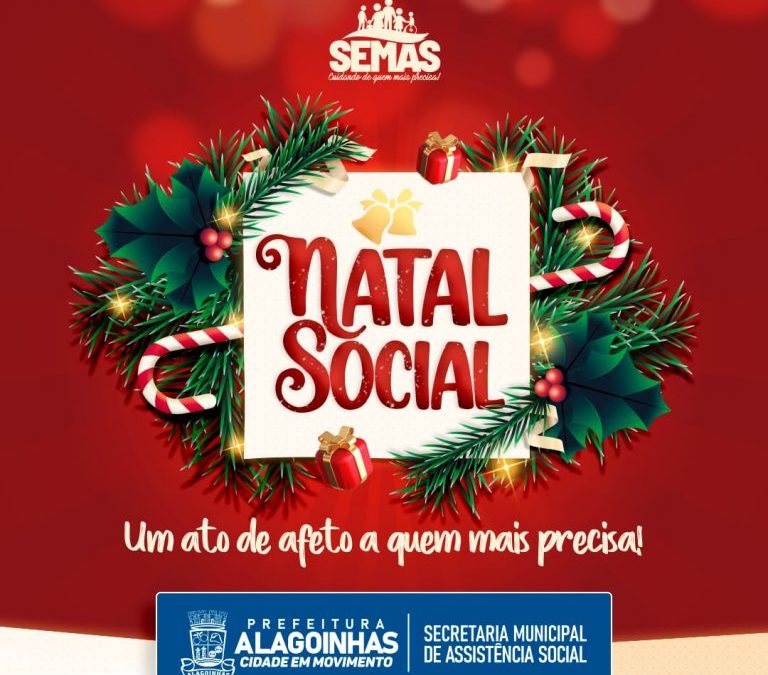 Festas de Natal nos CRAS começam nesta segunda (19)